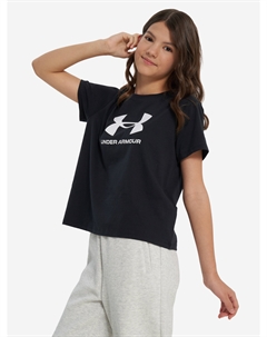 Футболка для девочек Big Logo, Черный Under armour