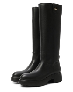 Кожаные сапоги Santoni