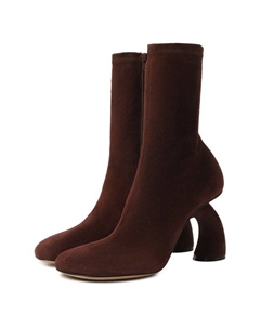 Замшевые ботильоны Dries van noten