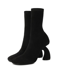 Замшевые ботильоны Dries van noten