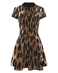 Платье из вискозы Balmain