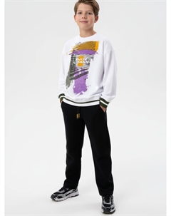 Брюки текстильные утепленные флисом для мальчиков Playtoday tween