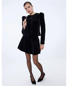 Бархатная мини-юбка Sela