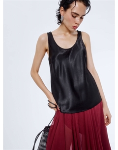 Вечерний топ из сатина Sela