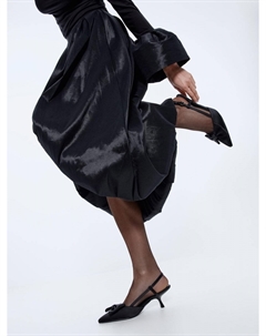 Сатиновые туфли с бантом Sela