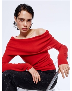 Джемпер с открытыми плечами Sela