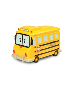 Скулби металлическая машинка Robocar poli