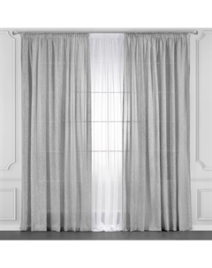 Штора Daily By T Бланш серый 200х270 см Daily by togas