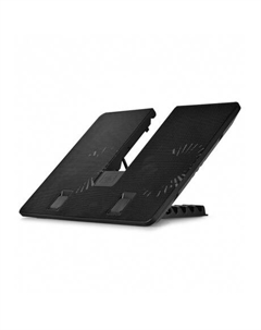 Подставка для ноутбука U PAL (U-PAL) 15.6" (390x280x28мм 26дБ 1xUSB 2x 140ммFAN 765г) пластик ABS черный Deepcool