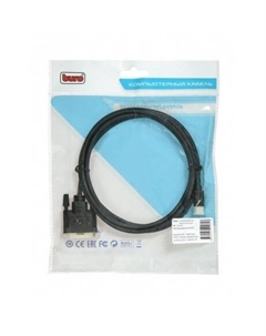 Кабель аудио-видео Buro 11v miniDisplayport (m)-DVI-D (Dual Link) (m) 2м контакты позолото черный (BHP MDPP-DVI-2)