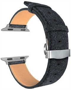 Ремешок на руку Lyambda MINKAR DSP-10-40 кожаный для Apple Watch 38/40 mm alcantara