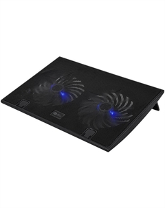 Подставка для ноутбука Digma D-NCP170-2H 17", 290x270x25мм, 2xUSB, 2x160мм fan, черный
