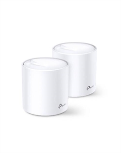 Точка доступа Deco X20(2-pack) AX1800 Whole Home Mesh Wi-Fi System, Wi-Fi 6, 1201Mbps(2 streams) at 5GHz and 574Mbps (2 streams) at 2.4GHz, 2 Tp-link