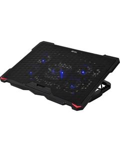 Подставка для ноутбука Digma D-NCP180-5 18", 2*USB 2.0, 150mm fan, 4*79mm fan, черная