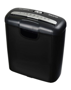 Уничтожитель бумаг Buro Home BU-S601S OS601S секр.Р-1/ленты/6лист./10лтр./пл.карты