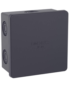 Коробка распределительная  53700B с кабельными вводами, IP44, 80х80х40мм, "Express", черная Dkc