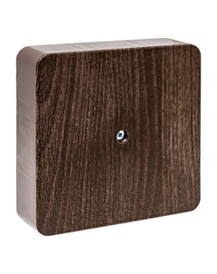 Коробка распределительная plc-kmr-030-032kg-t КМР-030-032кг (100х100х28) с клеммником тёмн. дер. Ekf