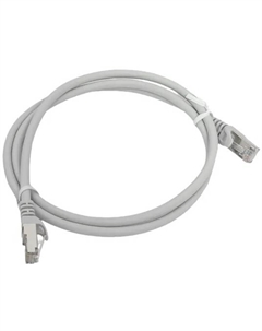 Кабель патч-корд TRP-6FTP-LSH-1M-GY TERACOM PRO Cat.6 экран. FTP LSZH серый (1,0м) Ekf