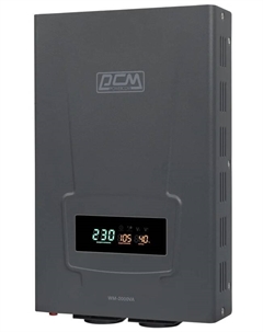 Стабилизатор напряжения WM-2000VA 1600Вт 2000ВА графитовый Powercom