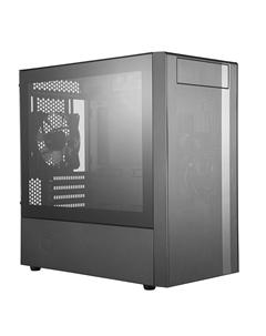 Корпус mATX MasterBox NR400 черный/без БП/окно из закаленного стекла/2*USB 3.0/аудио Cooler master