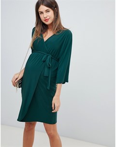 Зеленое платье кимоно Bluebelle maternity