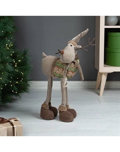 Фигура декоративная Олень 64 см коричневый Kreaforta