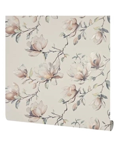 Обои флизелиновые Magnolia розовые 1.06 м VS585108 Victoria stenova