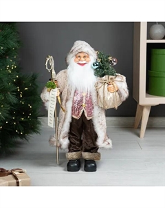 Фигура декоративная Санта 60 см розовый Kreaforta