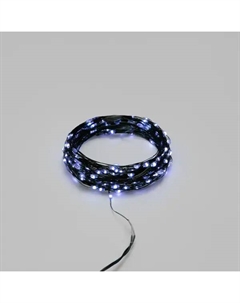 Электрогирлянда комнатная Роса 20 м 200 ламп холодный белый свет 8 режимов работы Neon-night