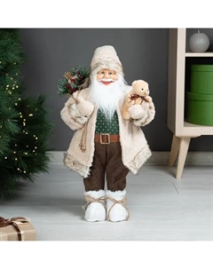 Фигура декоративная Санта 60 см бежевый Kreaforta