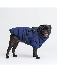 Куртка на замке со шлейкой для собак, 2XL, синяя Rurri