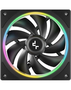 Вентилятор FL12 SE 120мм, 4-pin, 1900об/мин, 28.67 дБ, ARGB, черный, Ret Deepcool