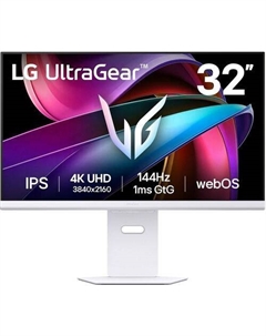 31.5" Монитор LG UltraGear 32G810SA-W, 3840x2160, IPS, 144Гц, 2хHDMI, 1хDP, белый Lg
