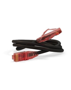 Патч-корд Hyperline PC-LPM-UTP-RJ45-RJ45-C5e-0.3M-LSZH-BK, вилка RJ-45, вилка RJ-45, кат.5E, LSZH, 0.3м, черный