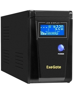 ИБП EXEGATE SineTower SN-600.LCD.AVR.2SH, 600ВA Exegate