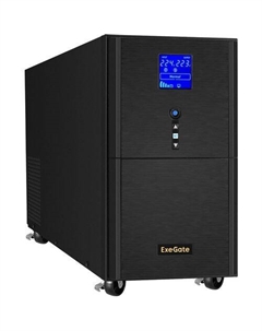 ИБП EXEGATE SineTower SN-5000.LCD.AVR.2SH.1C13.T.RJ.USB, 5000ВA Exegate