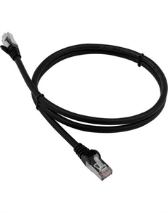 Патч-корд LanMaster вилка RJ-45, вилка RJ-45, кат.6, LSZH, 1м, черный Lanmaster