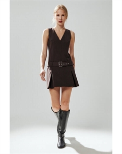 Платье-сарафан костюмное с ремнем Befree