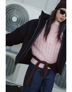 Джемпер вязаный с узором-косичкой Befree