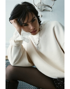 Цепочка с подвеской-крестом и стразами Befree