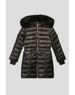 Удлиненный пуховик с капюшоном Guess