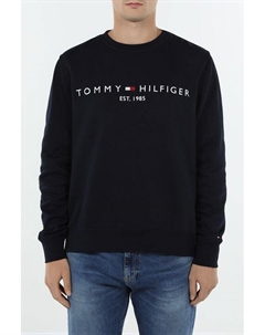 Свитшот хлопковый с логотипом Tommy hilfiger