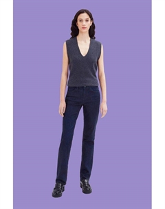 Джинсы однотонные прямого кроя Tom tailor