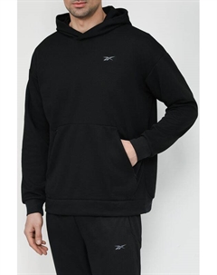 Однотонное худи с логотипом бренда Reebok