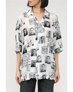 Блуза свободного кроя с принтом Boss