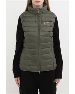 Жилет утепленный с воротником стойкой Ea7