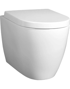 Унитаз подвесной Marino BB105CHR BB105SC с микролифтом, безободковый, глянцевый белый Belbagno