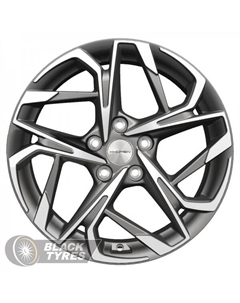Литой диск KHW1716 7x17/5x114.3 D60.1 ET45, Серые Khomen wheels