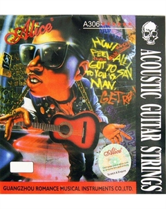 Струны для акустических гитар, металлические A306-SL-5 Alice