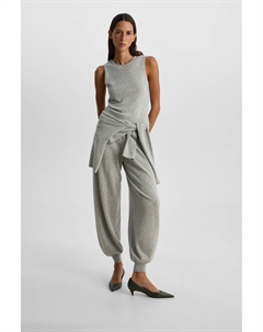 Майка из шерсти с добавлением кашемира светло-серого цвета 2mood